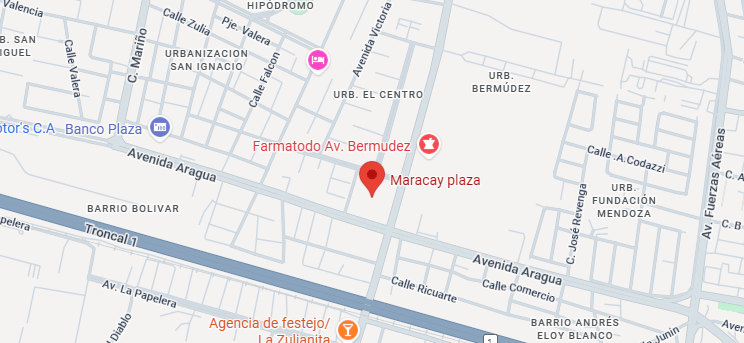 Maracay Plaza en Google Maps