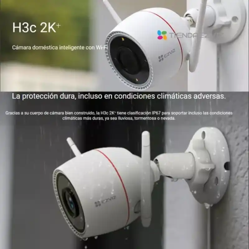 EZVIZ H3C 2K - CAMARA DE VIGILANCIA EXTERIORES 2K/3MP WIFI - Image 2